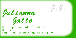 julianna gallo business card